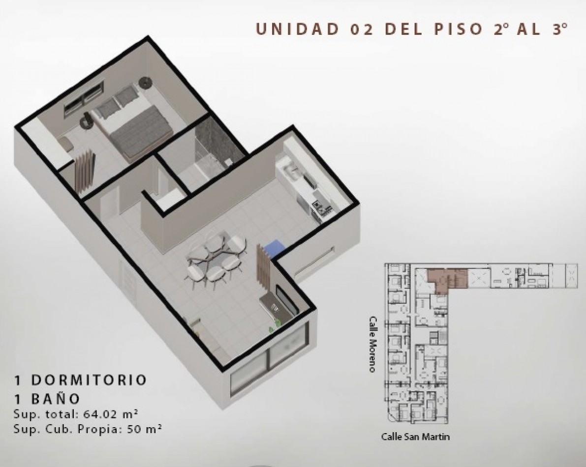 Edificio Florencia, unidades de 1, 2 y 3 dormitorios. VENTA EN POZO. ENTREGA Y FINANCIACION EN 72 CUOTAS