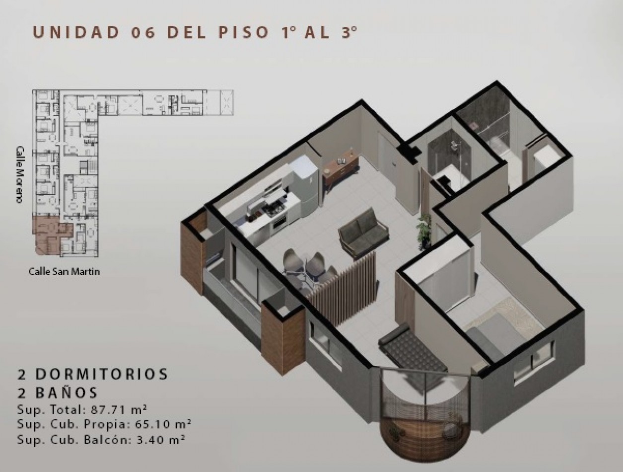 Edificio Florencia, unidades de 1, 2 y 3 dormitorios. VENTA EN POZO. ENTREGA Y FINANCIACION EN 72 CUOTAS